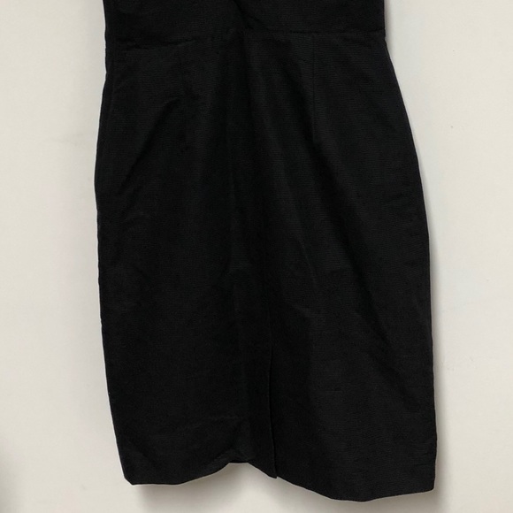 NWT-Talbots Little Black Crisscross Back Dress 6P - Picture 6 of 8